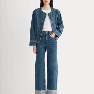 Everlane Dark Blue Flare Jeans